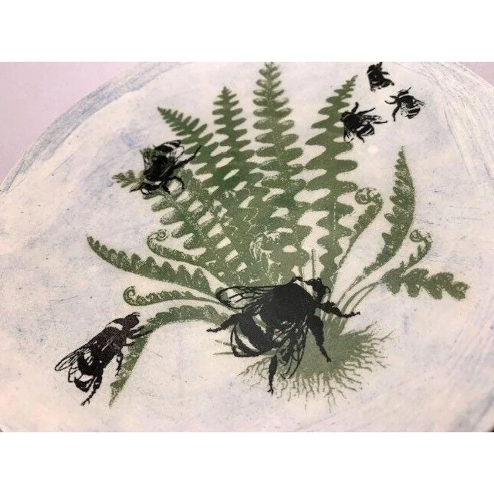 Wanderlust Ceramics Rhode Island vtg plate